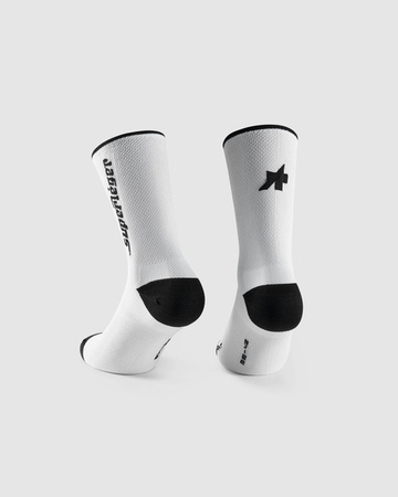 ASSOS Skarpetki rowerowe RS SOCKS SUPERLEGER white