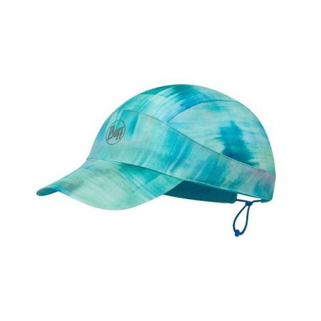 BUFF Czapka biegowa z daszkiem PACK SPEED CAP Marbled Turquoise