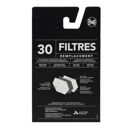 BUFF Filtry do maski FILTER FM 70/310 AD 30 sztuk