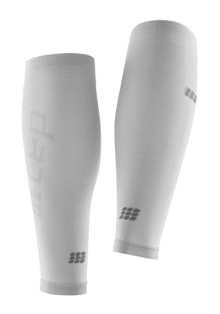 CEP Opaski kompresyjne damskie ULTRALIGHT CALF SLEEVE białe