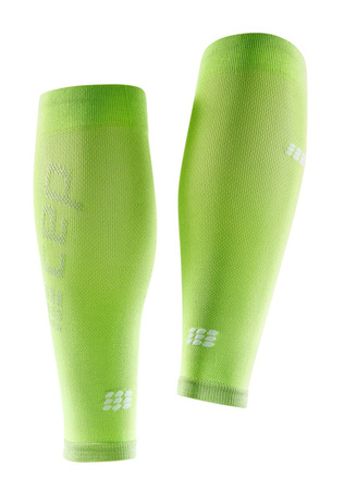 CEP Opaski kompresyjne męskie ULTRALIGHT CALF SLEEVE flash green