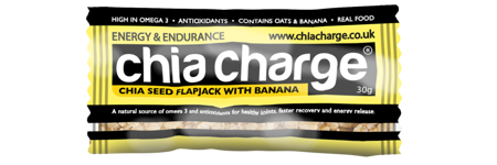 CHIA CHARGE Baton energetyczny z nasionami chia FLAPJACK MINI BANANA bananowy 30 g