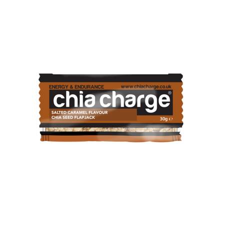 CHIA CHARGE Baton energetyczny z nasionami chia FLAPJACK MINI SALTED CARMEL słony karmel 30 g
