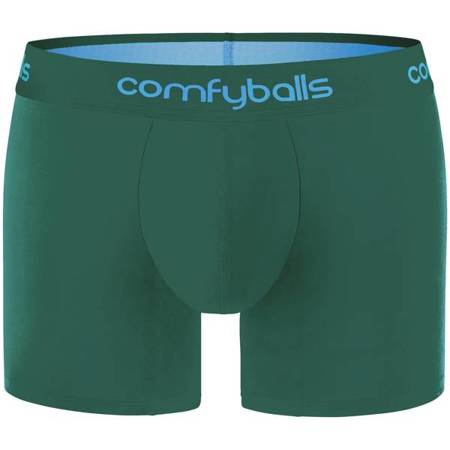 COMFYBALLS Bokserki LONG COTTON spruce green