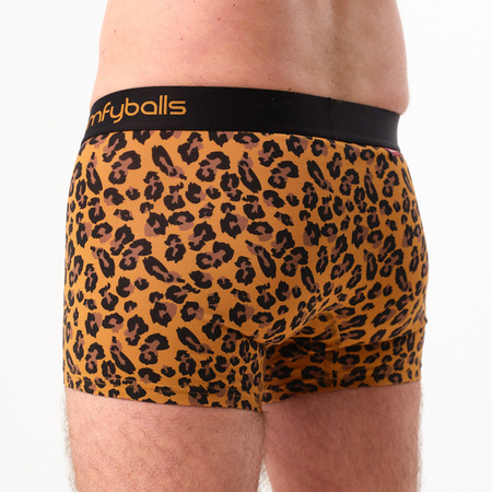 COMFYBALLS Bokserki REGULAR COTTON leopard