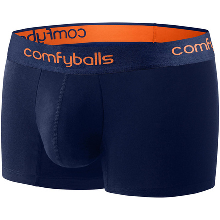 COMFYBALLS Bokserki REGULAR COTTON navy tangerine