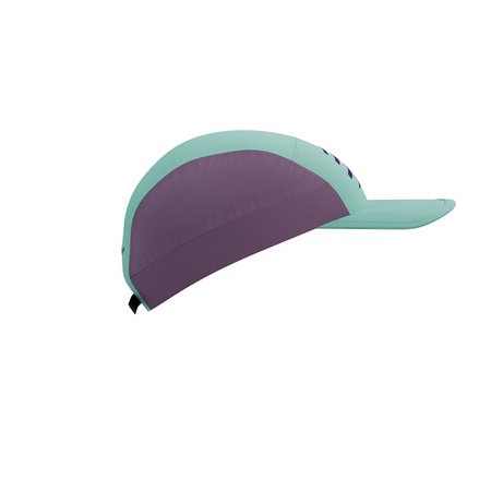 COMPRESSPORT Czapka biegowa 5 PANEL LIGHT CAP shell blue/grape