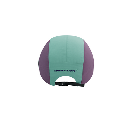 COMPRESSPORT Czapka biegowa 5 PANEL LIGHT CAP shell blue/grape