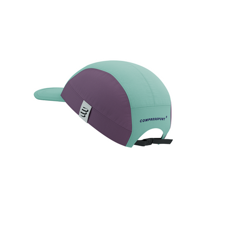 COMPRESSPORT Czapka biegowa 5 PANEL LIGHT CAP shell blue/grape