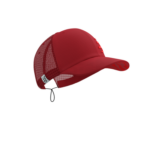 COMPRESSPORT Czapka biegowa z daszkiem RACING TRUCKER CAP samba red