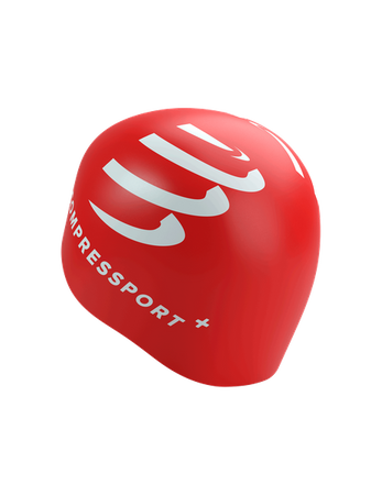 COMPRESSPORT Czepek pływacki SWIM CAP red/white