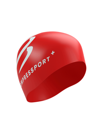 COMPRESSPORT Czepek pływacki SWIM CAP red/white