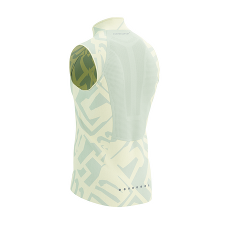 COMPRESSPORT Kamizelka biegowa męska HURRICANE WINDPROOF VEST sugar/ice print