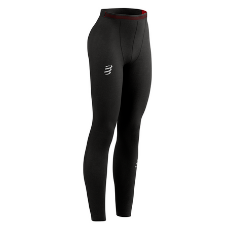 COMPRESSPORT Kompresyjne legginsy do biegania damskie UNDER CONTROL TIGHTS czarne