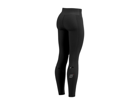 COMPRESSPORT Kompresyjne legginsy do biegania damskie WINTER TRAIL UNDER CONTROL FULL TIGHTS black