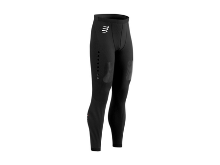 COMPRESSPORT Kompresyjne legginsy do biegania męskie WINTER TRAIL UNDEER CONTROL FULL TIGHTS 