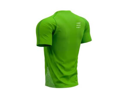 COMPRESSPORT Koszulka biegowa PERFORMANCE SS T-SHIRT SUMMER REFRESH 2021 zielona