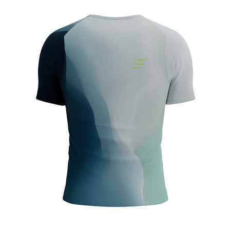 COMPRESSPORT Koszulka biegowa PERFORMANCE SS T-SHIRT niagara blue