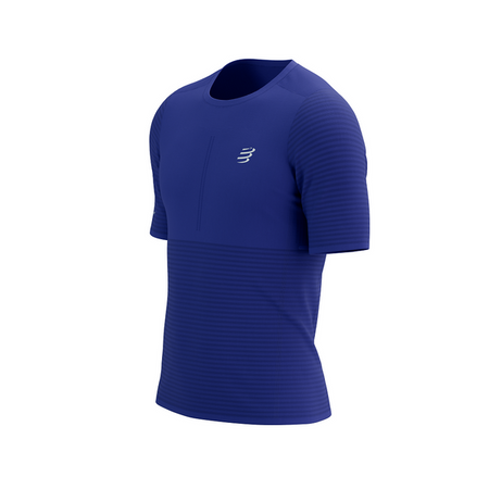 COMPRESSPORT Koszulka biegowa PRO RACING SS T-SHIRT dazz blue