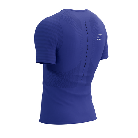 COMPRESSPORT Koszulka biegowa RACING SS T-SHIRT dazz blue