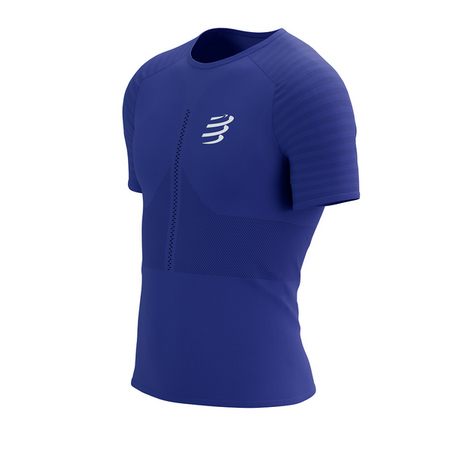 COMPRESSPORT Koszulka biegowa RACING SS T-SHIRT dazz blue