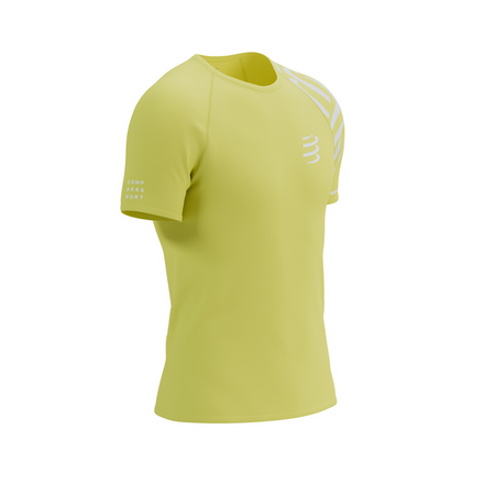 COMPRESSPORT Koszulka biegowa z krótkim rękawem TRAINING SS T-SHIRT green sheen