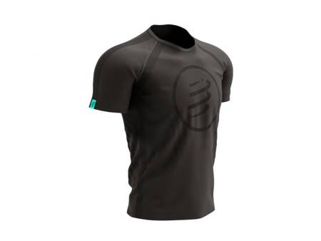 COMPRESSPORT Koszulka biegowa z krótkim rękawem TRAINING T-SHIRT SS Black Edition 2021 czarna