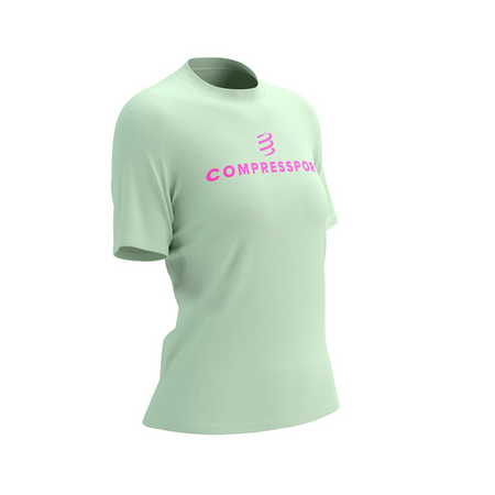 COMPRESSPORT Koszulka lifestyle damska PODIUM SS T-SHIRT ice flow