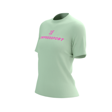 COMPRESSPORT Koszulka lifestyle damska PODIUM SS T-SHIRT ice flow