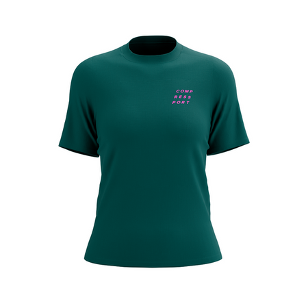 COMPRESSPORT Koszulka lifestyle damska PODIUM SS T-SHIRT storm