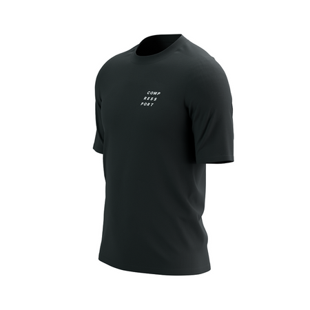 COMPRESSPORT Koszulka lifestyle męska PODIUM SS T-SHIRT black