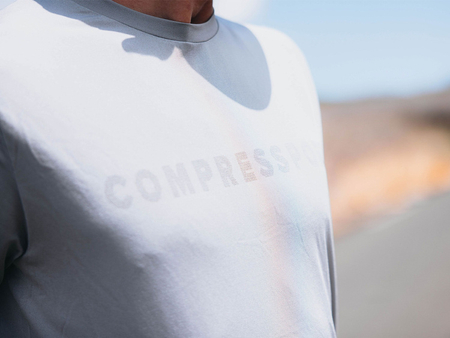 COMPRESSPORT Koszulka techniczna LOGO SS T-SHIRT alloy green