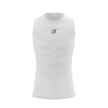 COMPRESSPORT Koszulka termoaktywna męska ON/OFF TANK TOP white