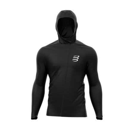 COMPRESSPORT Kurtka biegowa HURRICANE WATERPOOF 10/10 JACKET 2020 czarna