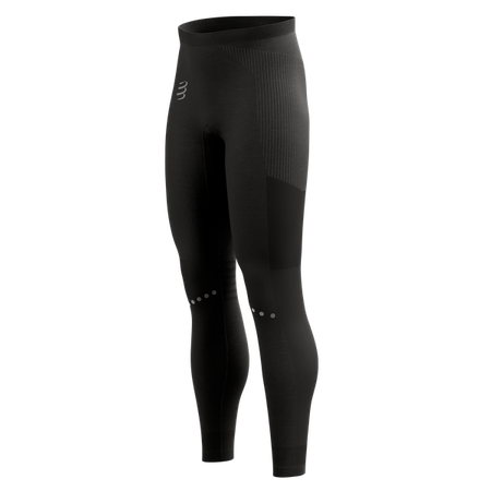 COMPRESSPORT Legginsy biegowe męskie WINTER RUNING LEGGING black