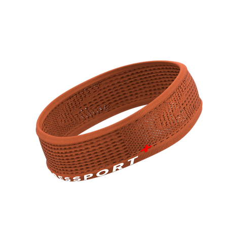 COMPRESSPORT Opaska na głowę THIN HEADBAND ON/OFF V3 pomarańczowa