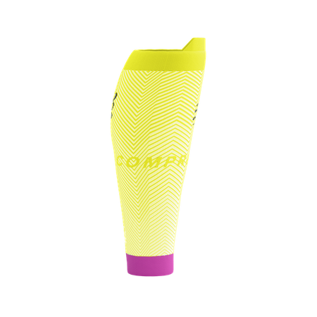 COMPRESSPORT Opaski kompresyjne na łydki R2 OXYGEN safe yellow