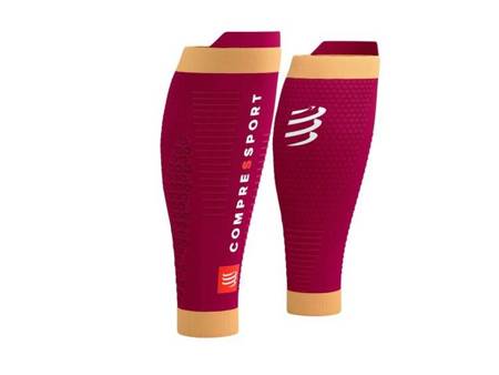 COMPRESSPORT Opaski kompresyjne na łydki R2V3 persian red