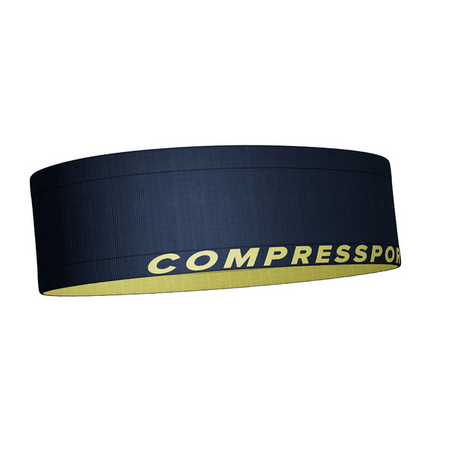 COMPRESSPORT Pas biegowy FREE BELT blues/green sheen