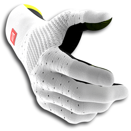 COMPRESSPORT Rękawiczki do biegania Thermo 3D Running Gloves Czerwono-czarne