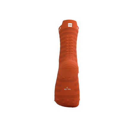 COMPRESSPORT Skarpetki do biegania PRORACING SOCKS V4 ULTRALIGHT RUN HIGH fire/white