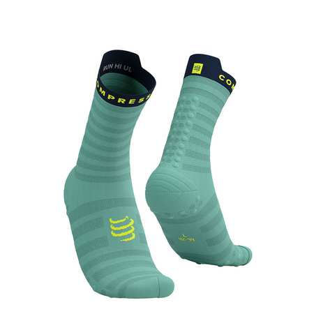 COMPRESSPORT Skarpetki do biegania PRORACING SOCKS V4 ULTRALIGHT RUN HIGH shell blue/blues