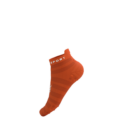 COMPRESSPORT Skarpetki do biegania PRORACING SOCKS V4 ULTRALIGHT RUN LOW fire/white