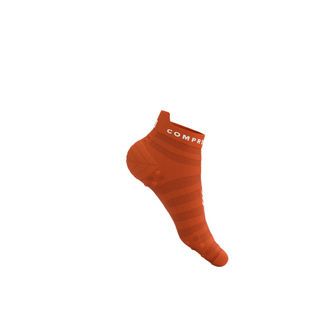 COMPRESSPORT Skarpetki do biegania PRORACING SOCKS V4 ULTRALIGHT RUN LOW fire/white