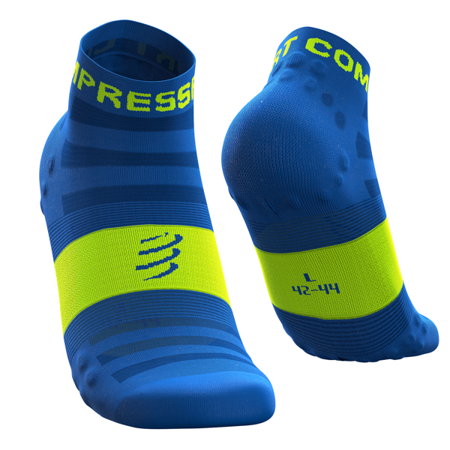 COMPRESSPORT Skarpetki do biegania ProRacing Socks V3.0 ULTRALIGHT RUN LOW fluo niebieskie