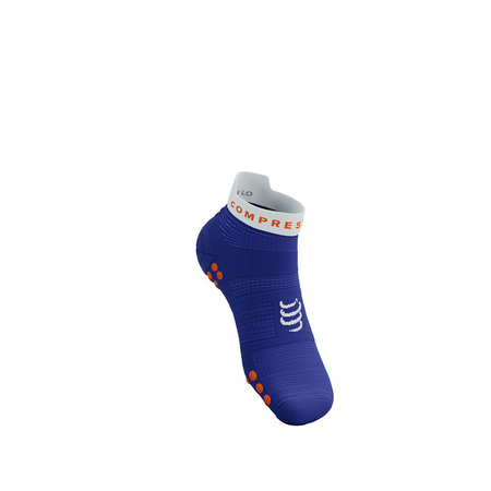 COMPRESSPORT Skarpetki do biegania krótkie PRORACING SOCKS V4 RUN LOW dazz blue/white