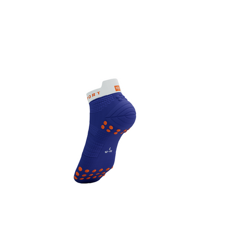 COMPRESSPORT Skarpetki do biegania krótkie PRORACING SOCKS V4 RUN LOW dazz blue/white