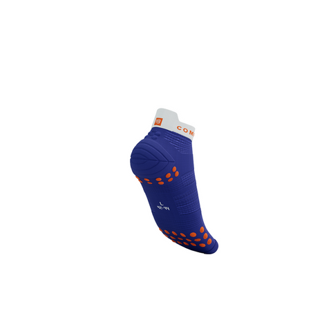 COMPRESSPORT Skarpetki do biegania krótkie PRORACING SOCKS V4 RUN LOW dazz blue/white