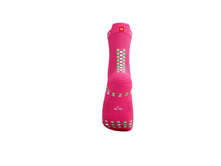 COMPRESSPORT Skarpetki do biegania krótkie ProRacing Socks V4 hot pink