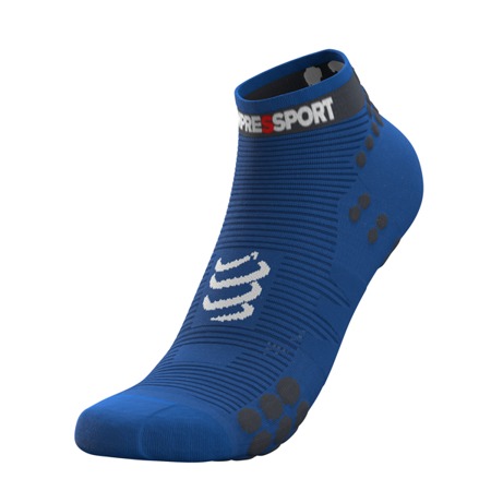 COMPRESSPORT Skarpetki do biegania krótkie ProRacing Socks v3.0 niebieskie